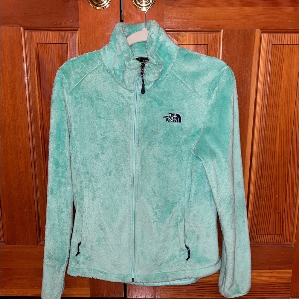 The North Face Women's Light Green Teddy Jacket